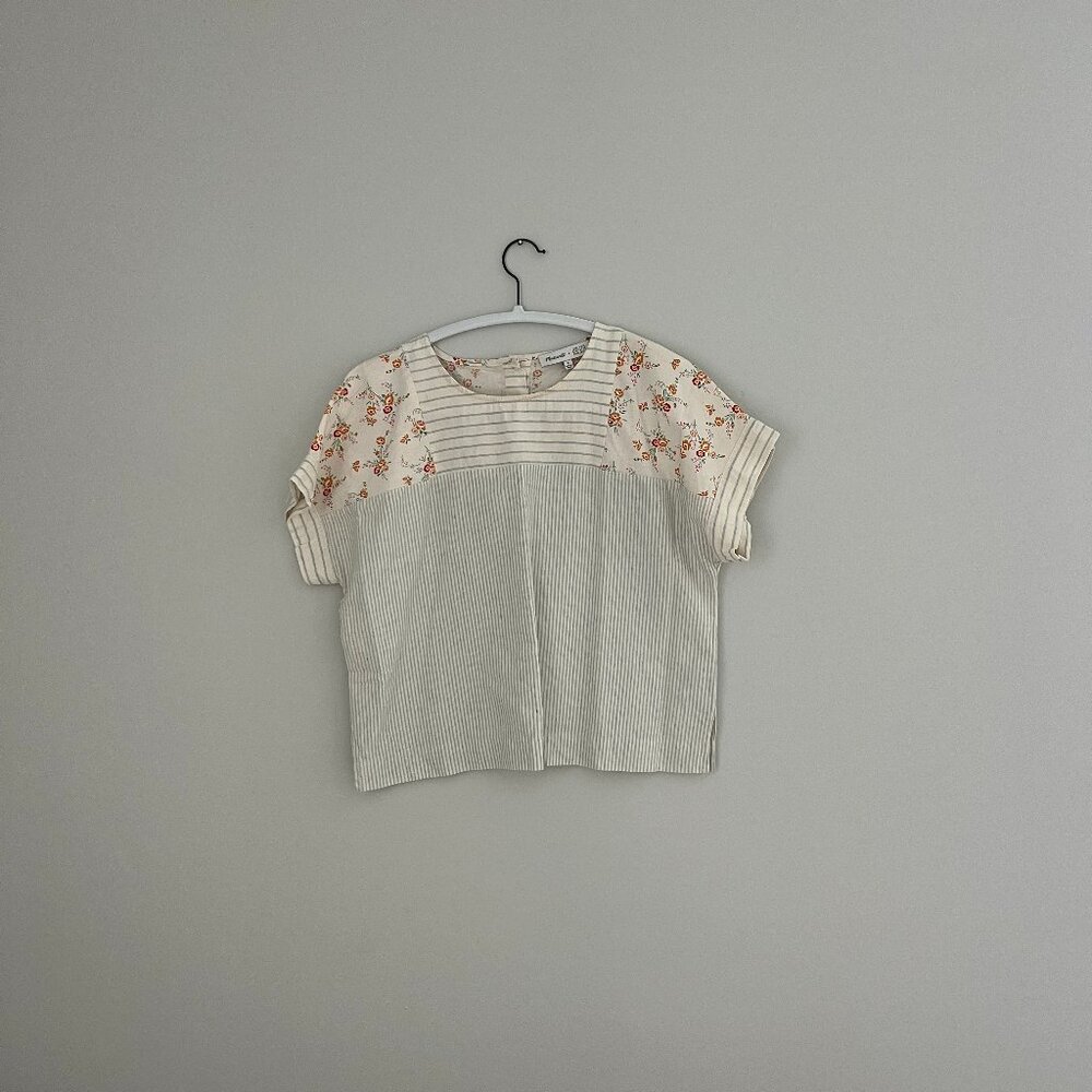 Madewell x The New Denim Project® Patchwork Top